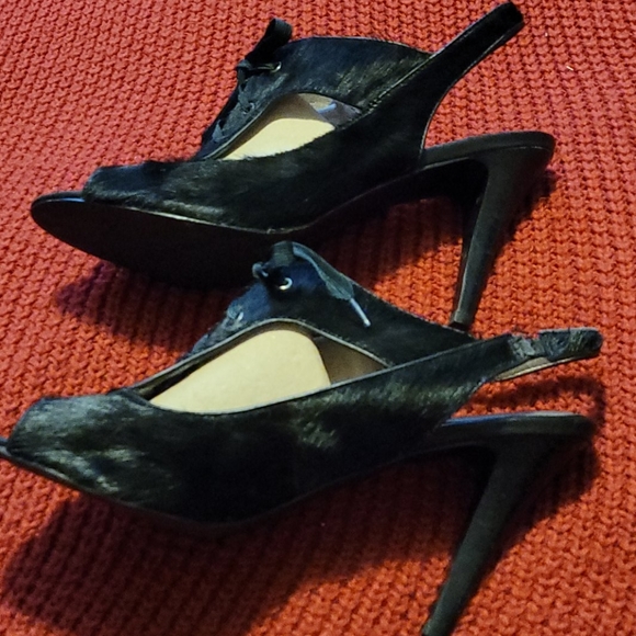 A. MARINELLI CALF HAIR HEELS LEATHER LINING SZ 12M - Picture 3 of 7